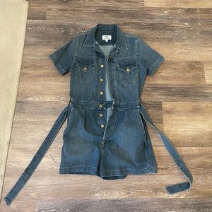 FRAME x Goop Denim Romper